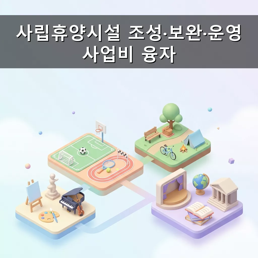 숲속 힐링 사업비 융자 사립휴양시설 조성 지원 완벽 가이드