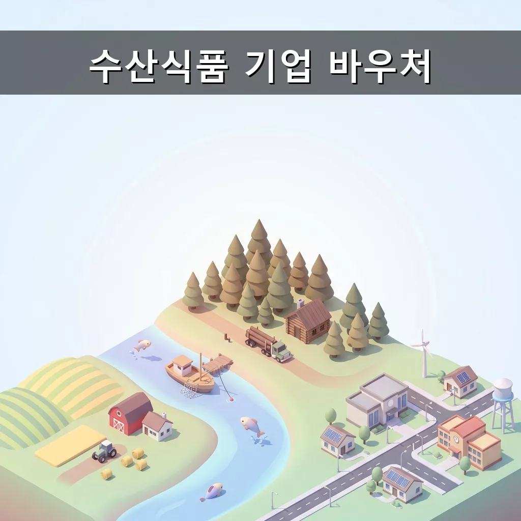 수산식품 기업 바우처 지원 사업 수출 경쟁력 강화 기회