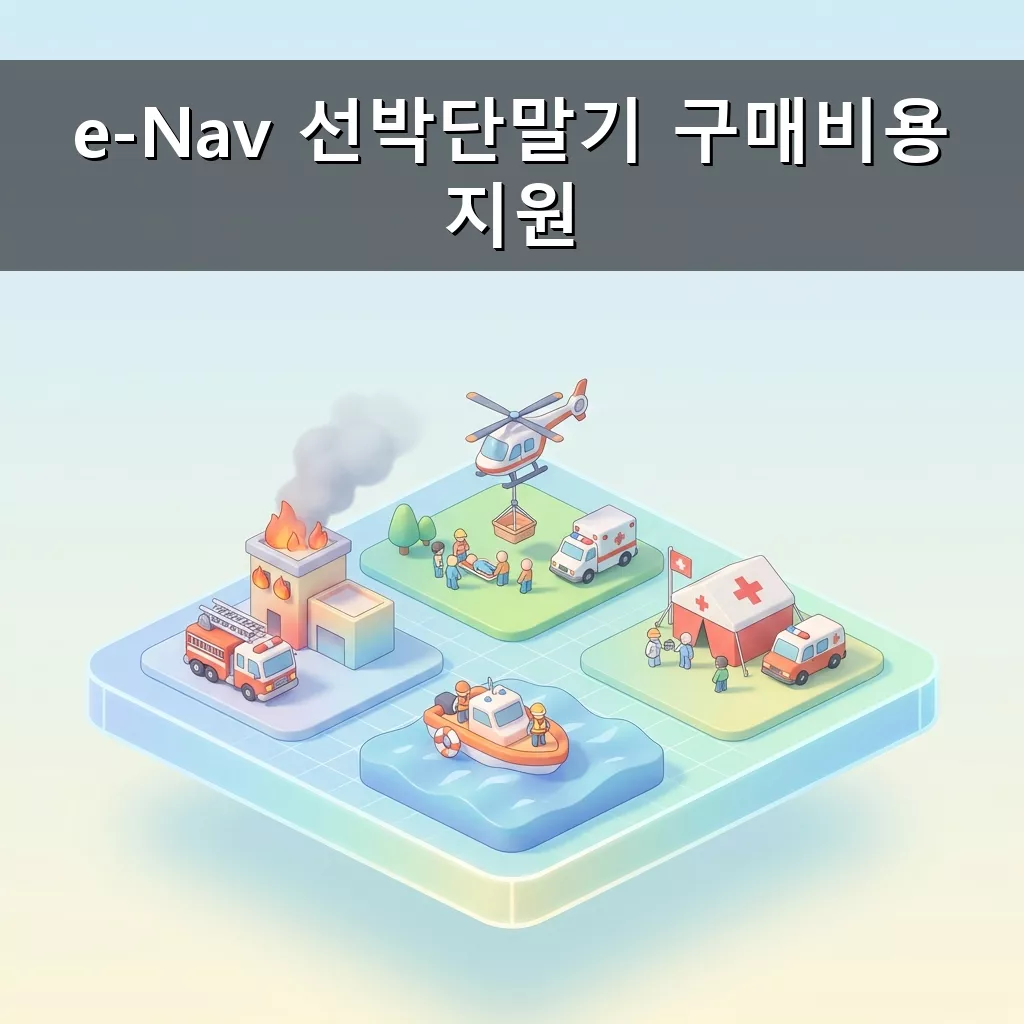 e-Nav 선박단말기 지원 사업 어선 비어선 대상 구매비용 절감 기회