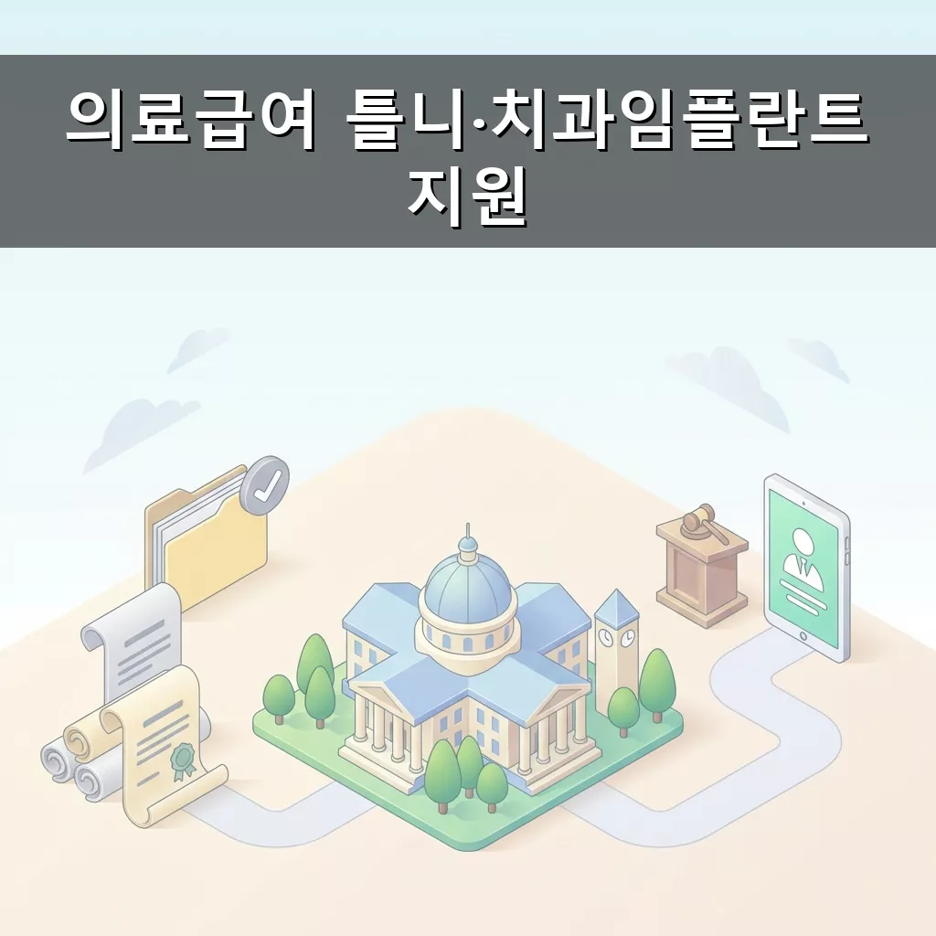 65세 이상 의료급여 틀니 임플란트 지원 2026년 최신 정보