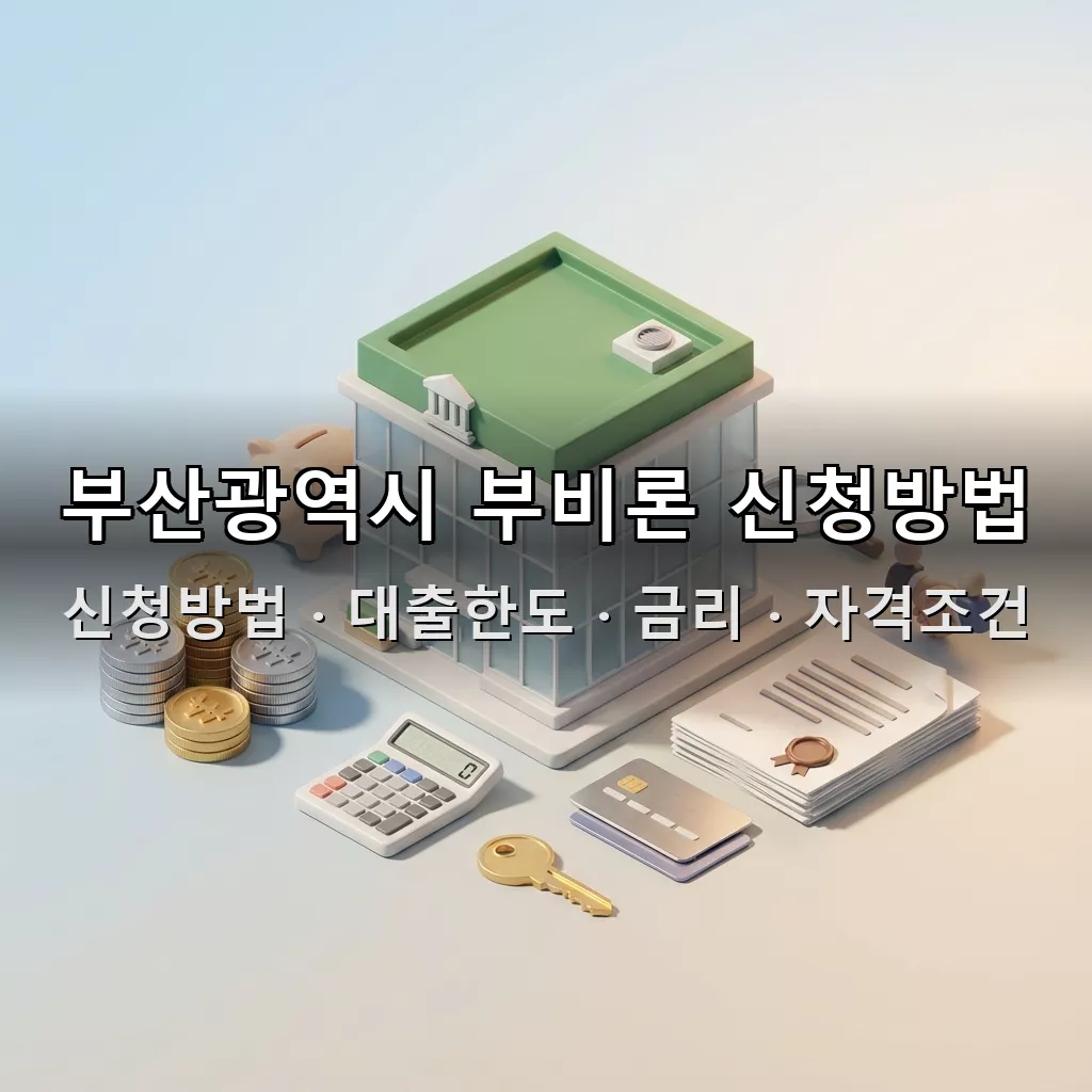 부산광역시 부비론 신청방법 대출한도 금리 자격조건 총정리