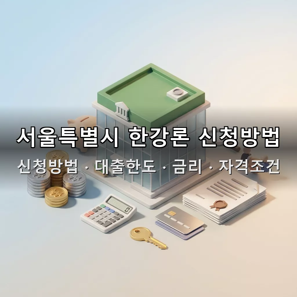 서울특별시 한강론 신청방법 대출한도 금리 자격조건 총정리