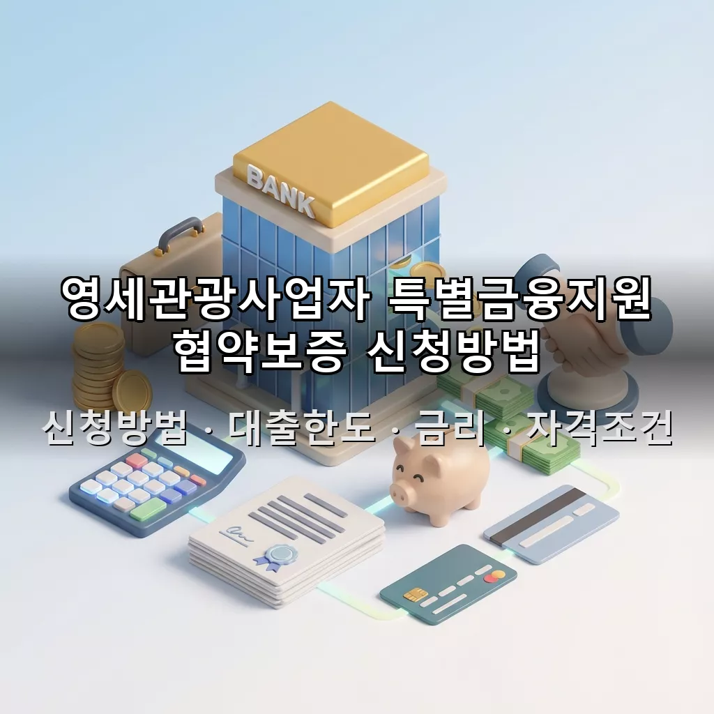 영세관광사업자 특별금융지원 협약보증 신청방법 대출한도 금리 자격조건 총정리