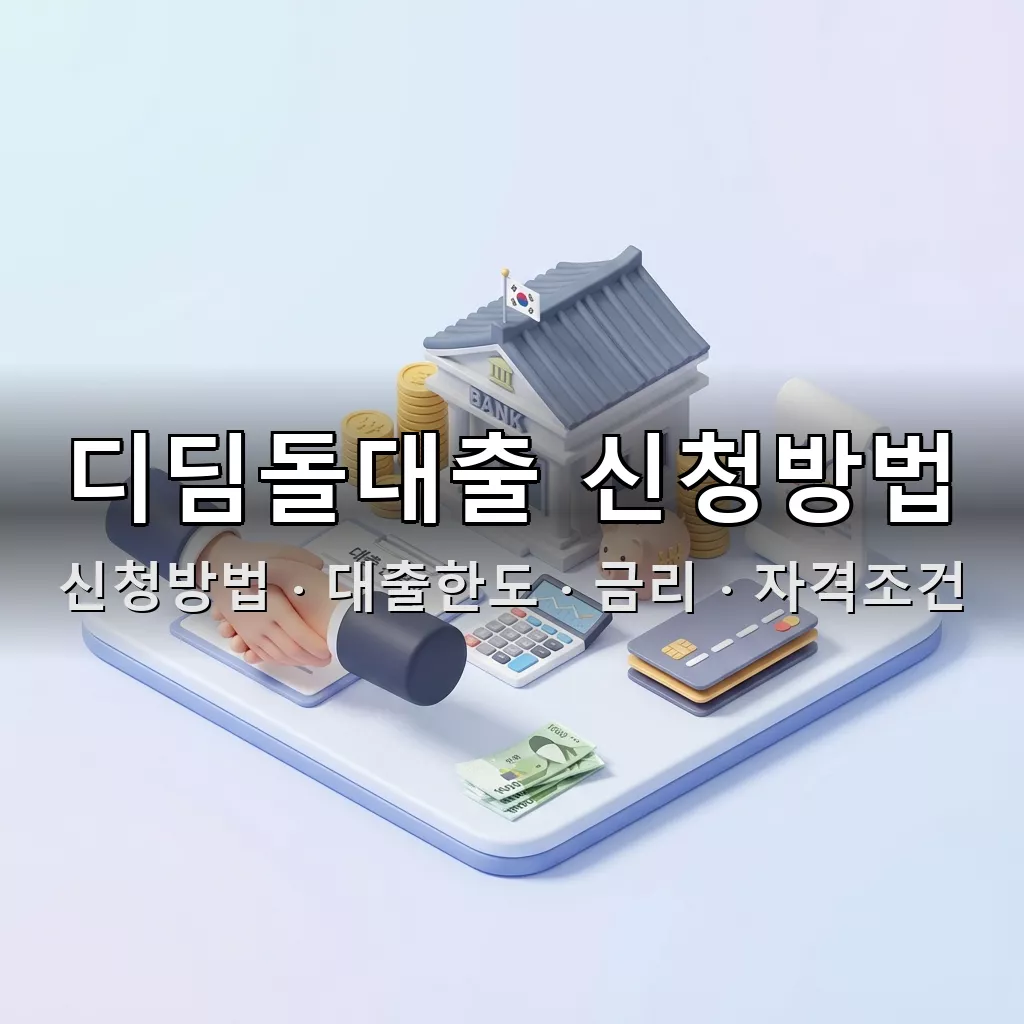 디딤돌대출 신청방법 대출한도 금리 자격조건 총정리